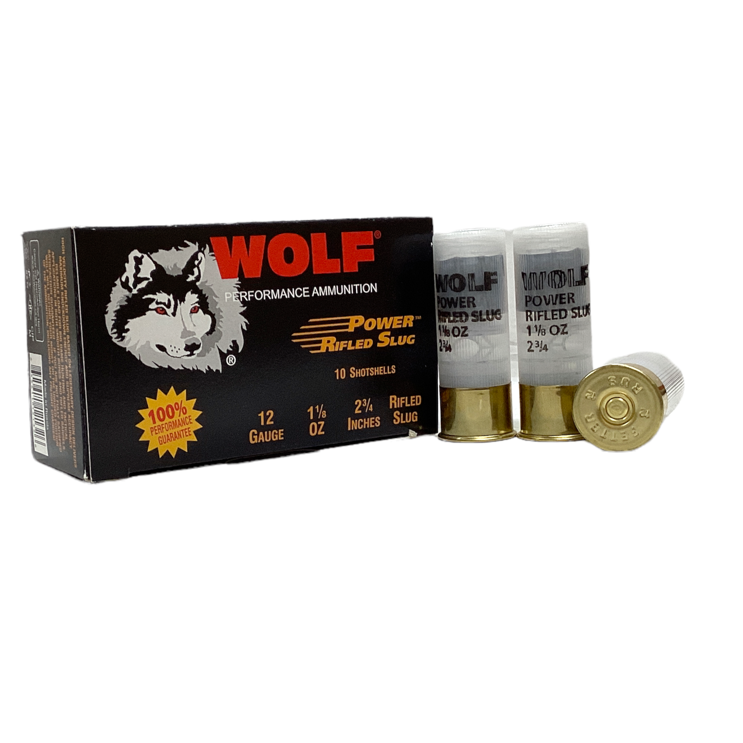Balle blindée rayée de calibre 12 Wolf