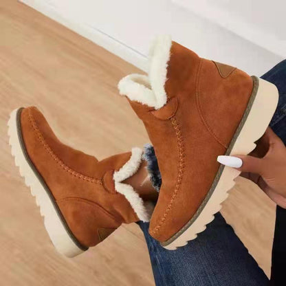 Casual Winter Warm Plush Lightweight Boots