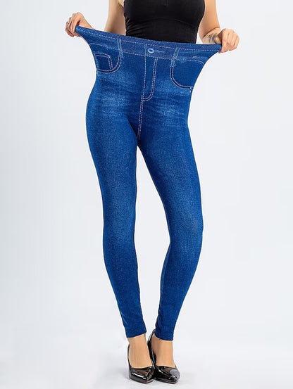 Daily High Waist Washed Stretchy Leggings