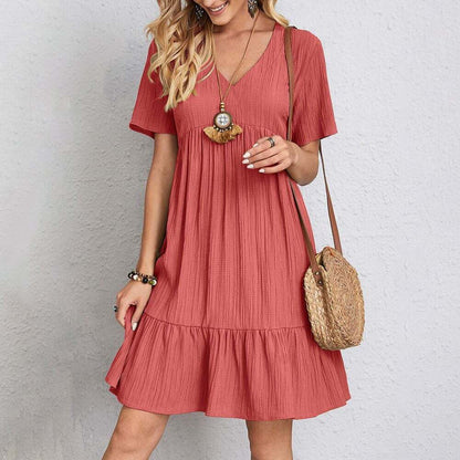 Limited Stock🛒Clearance sale🔥Loose casual tie waist flowy dress
