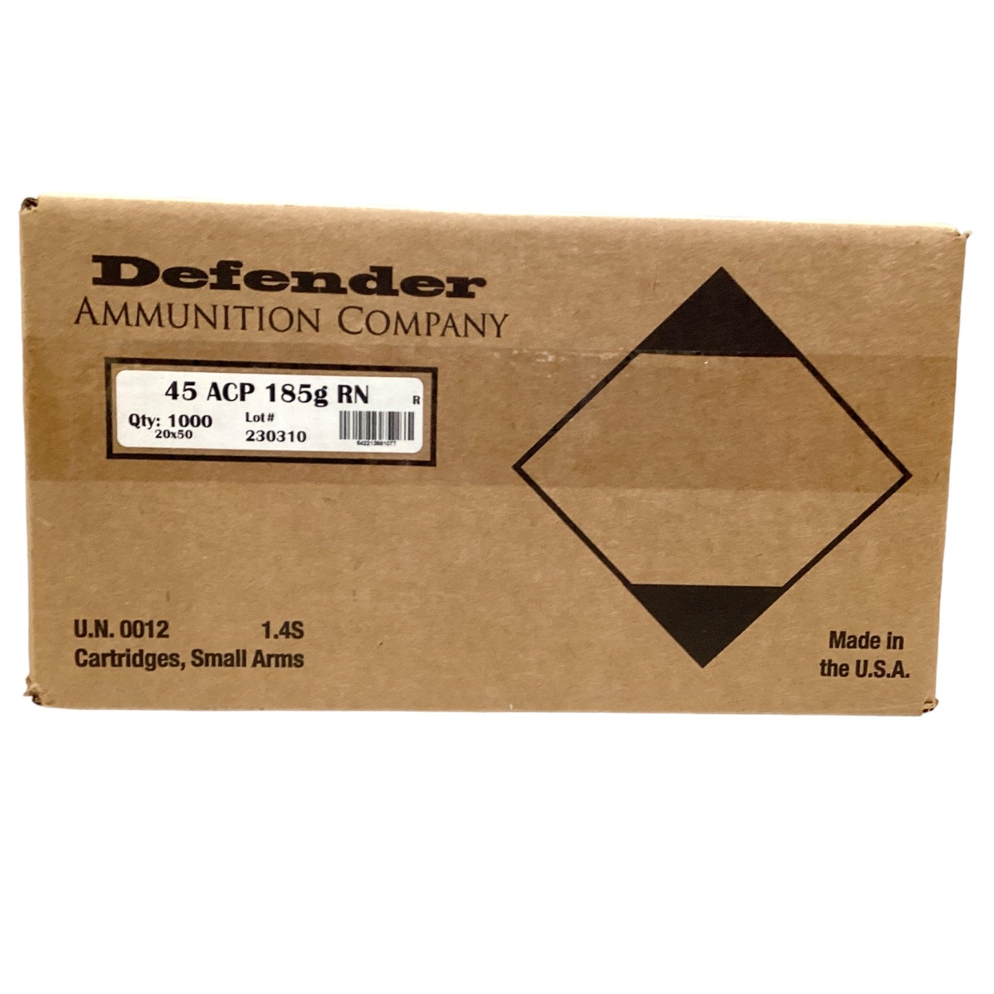 Munitions d'entraînement/cible .45 ACP