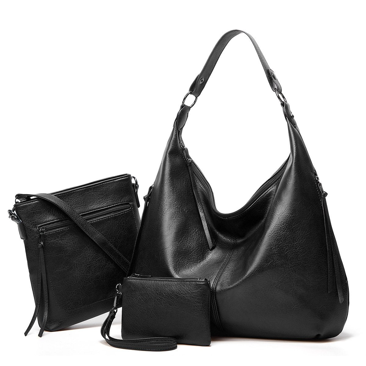 2023 New Women's Three-in-one Leather Bag