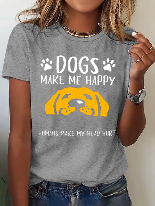 Loose Casual Text Letters Jersey T-Shirt