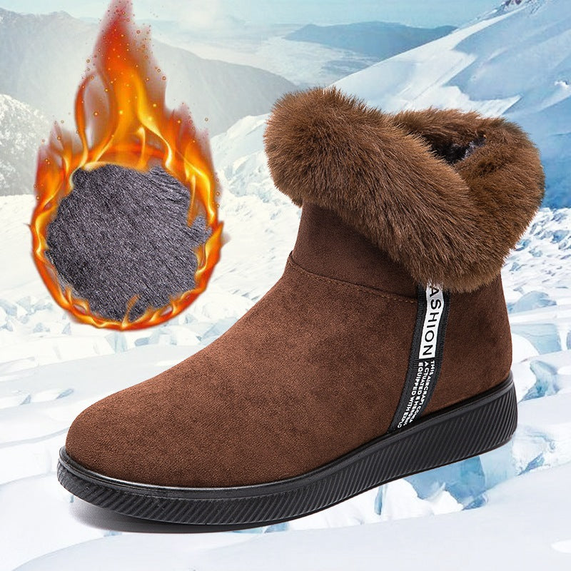 Fleece Warm Non Slip Cloth Short Snow Boots