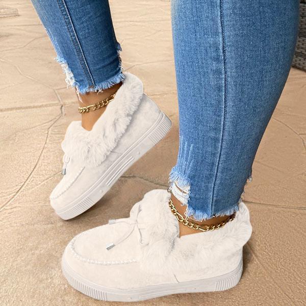 Meikoshoes Casual Fashion Flat Boots