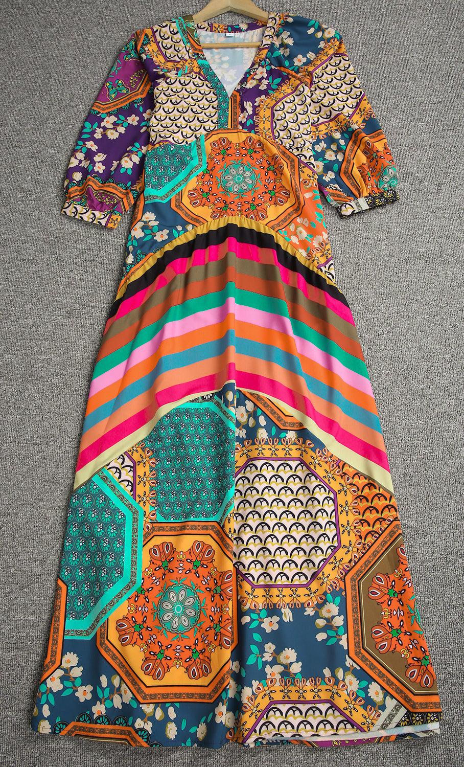 Sing it Louder Printed Maxi Dress