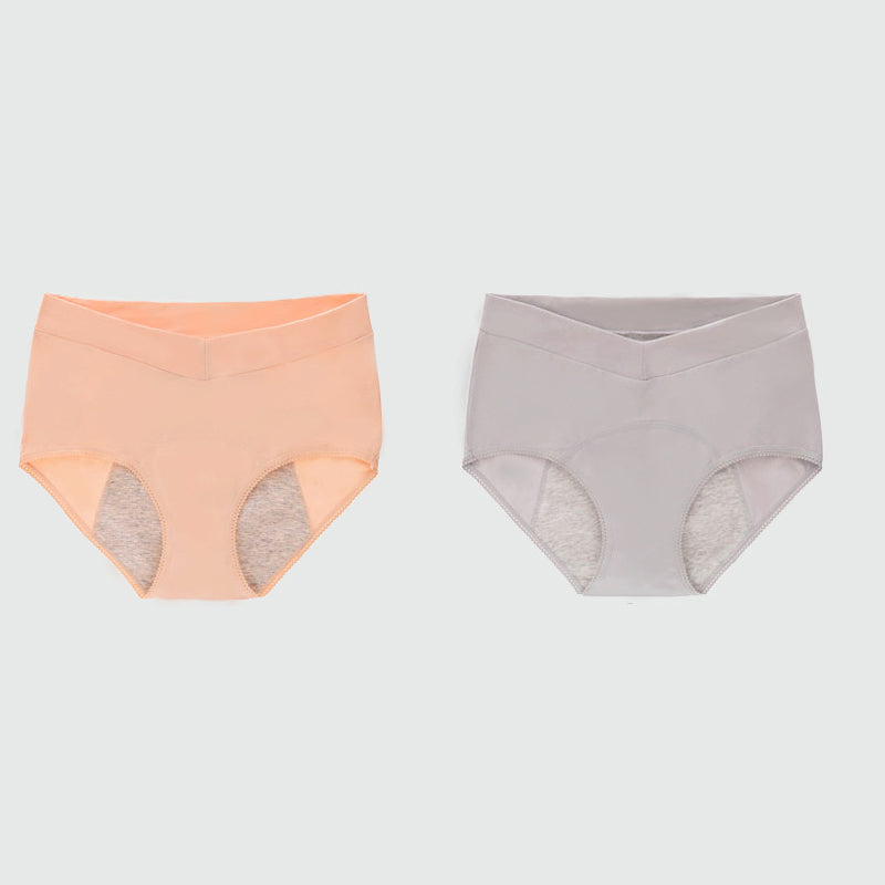 Plus Size V High Waist 100% Cotton Menstrual Panties