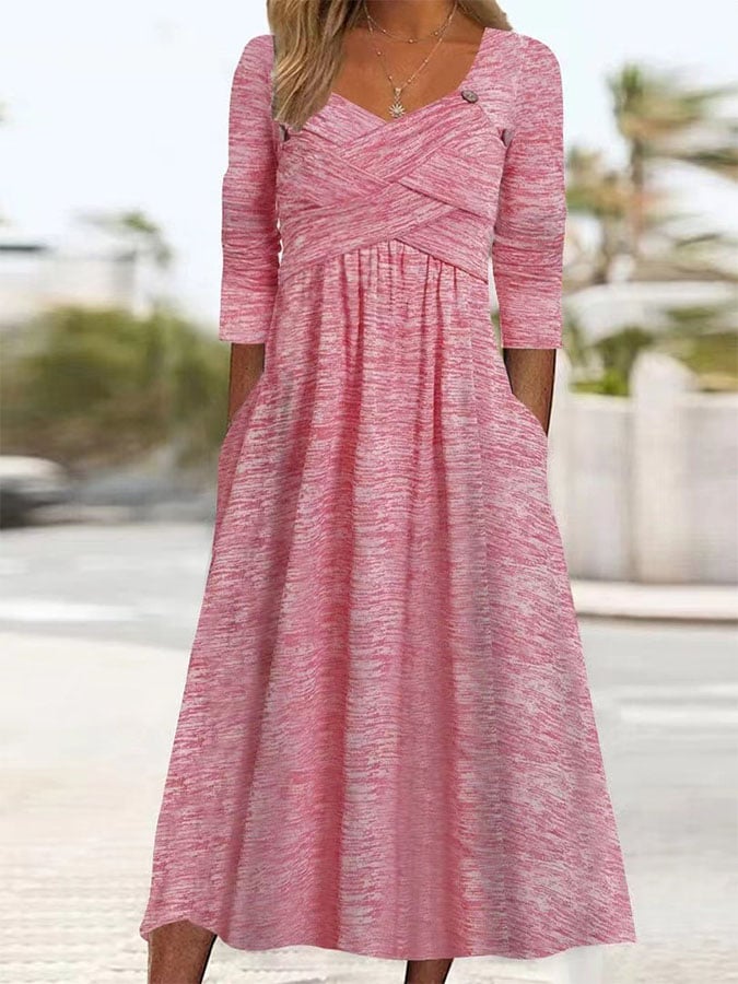 Women'S Casual Waist Dress