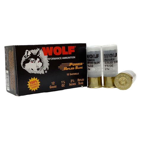 Balle blindée rayée de calibre 12 Wolf