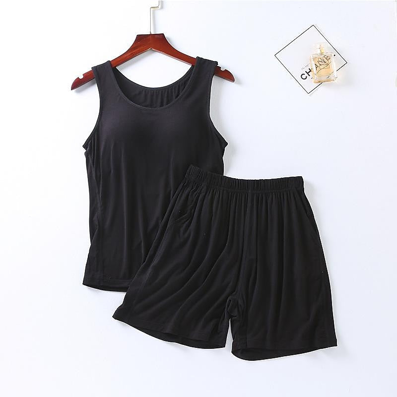 Women's Sports Suit With Built-In Bra