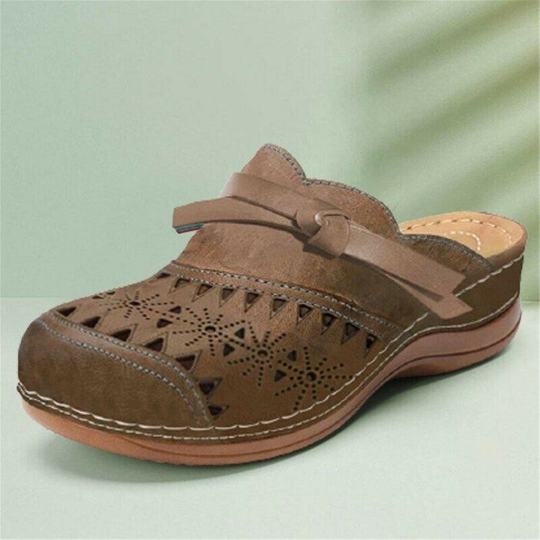 Women Orthopedic Hollow Carved Diabetic Walking Sandals