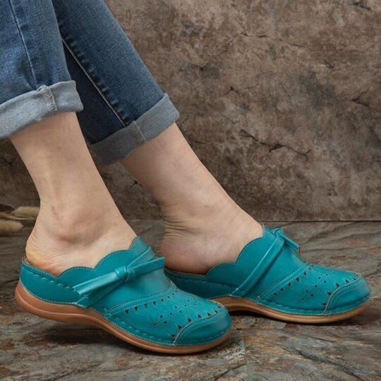 Women Orthopedic Hollow Carved Diabetic Walking Sandals