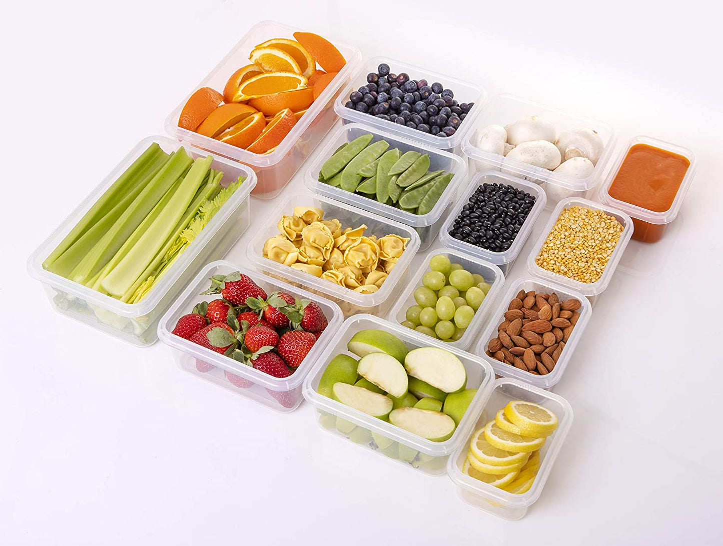 50-piece BPA-Free Food storage Containers Set with Lids