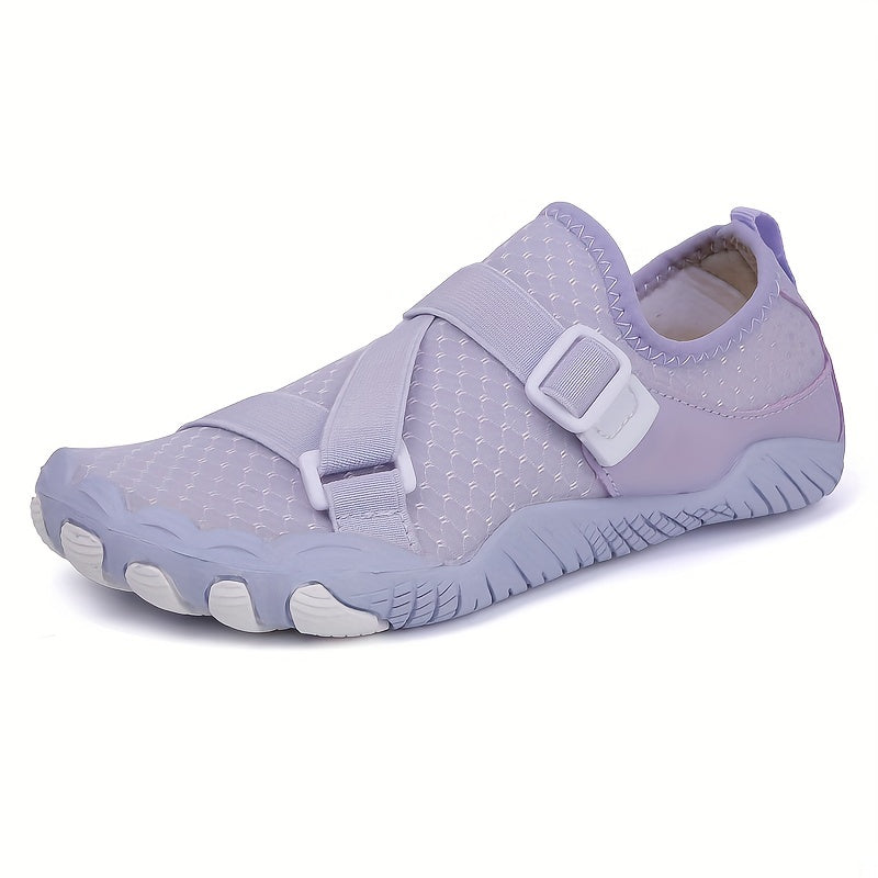 Women's Slip On Water Shoes, Buckle Decor Lightweight Creek Shoes, Outdoor Fashion Sports Shoes For Swimming Fishing Diving