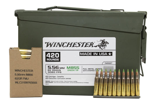 Winchester 5.56 62gr GRÜNE SPITZE