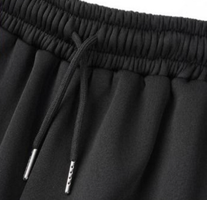 Casual Plain Pockets Lace-Up Sweatpants & Joggers
