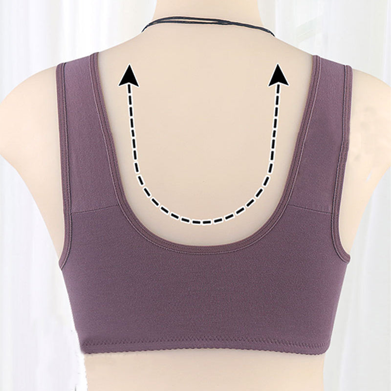 🔥Buy 1 Get 3(3packs)🔥 Mama Cotton Front Closure Bra-FREE SHIPPING
