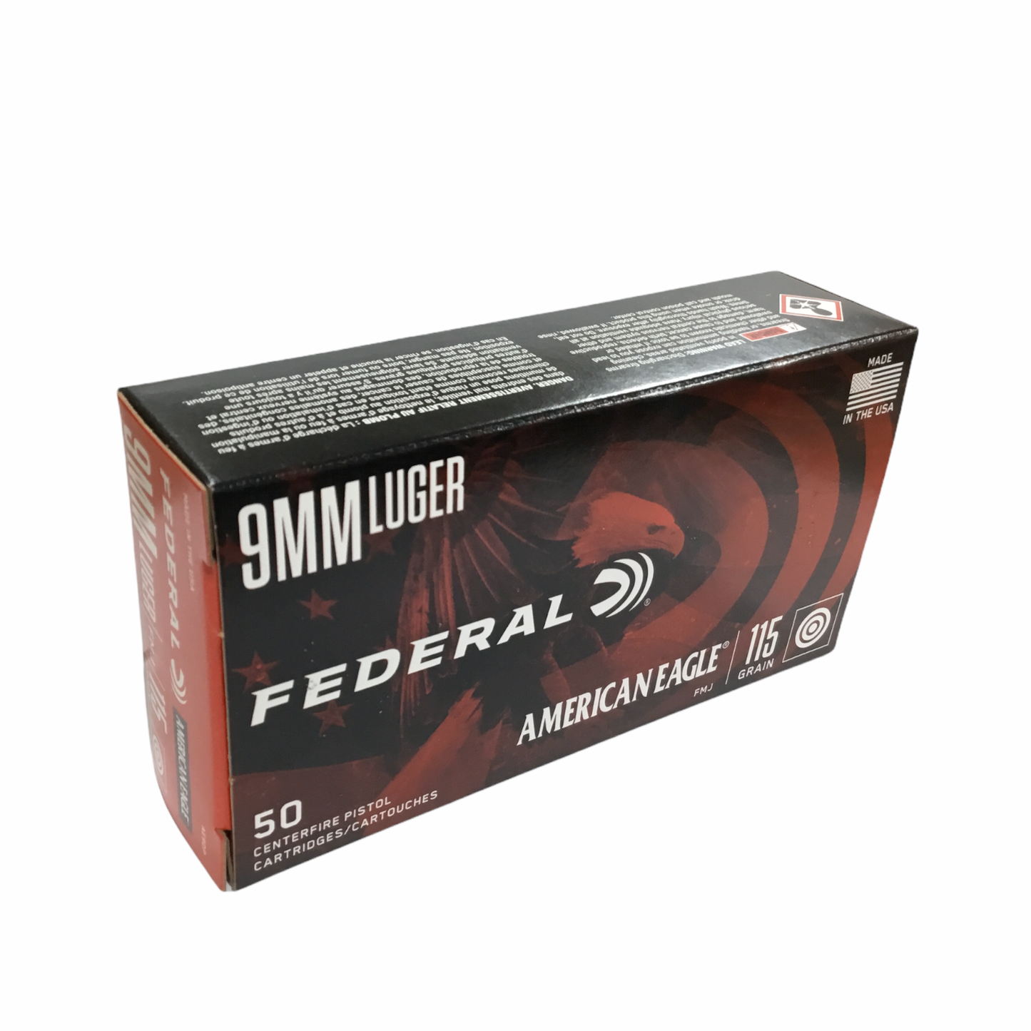 Federal 9mm Luger 115 grains FMJ