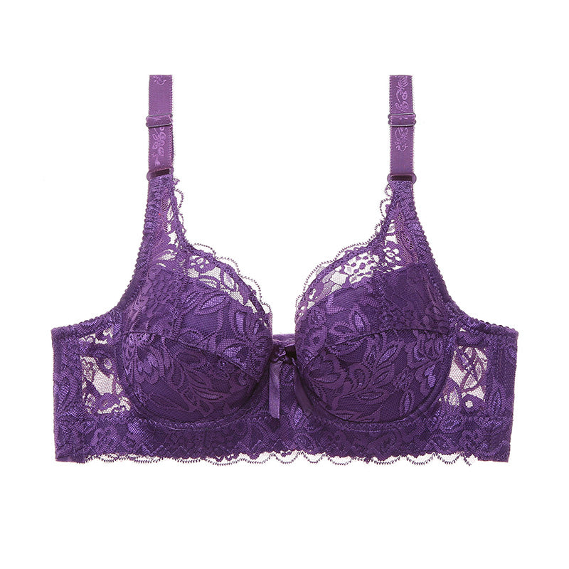 Plus Size Sexy Crop Top Push-up Bras 48D