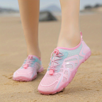 Women's Quick Drying Water Socks, Anti-slip & Anti-cut Creek Shoes, Outdoor Lightweight Soft Sole Sports Shoes For Swimming Surfing Diving Fishing