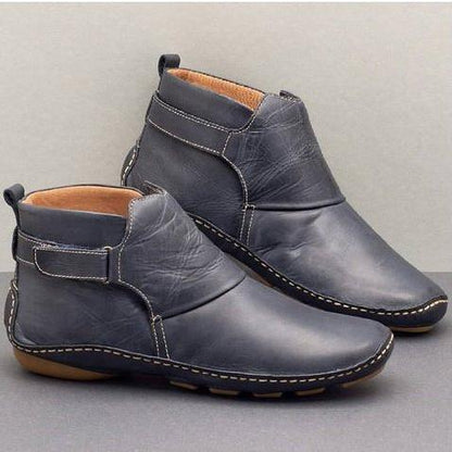 Women Round Toe Rubber Sneakers Boots
