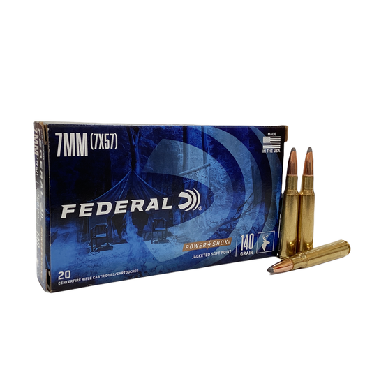 Federal 7mm Mauser 140 grains Powershok