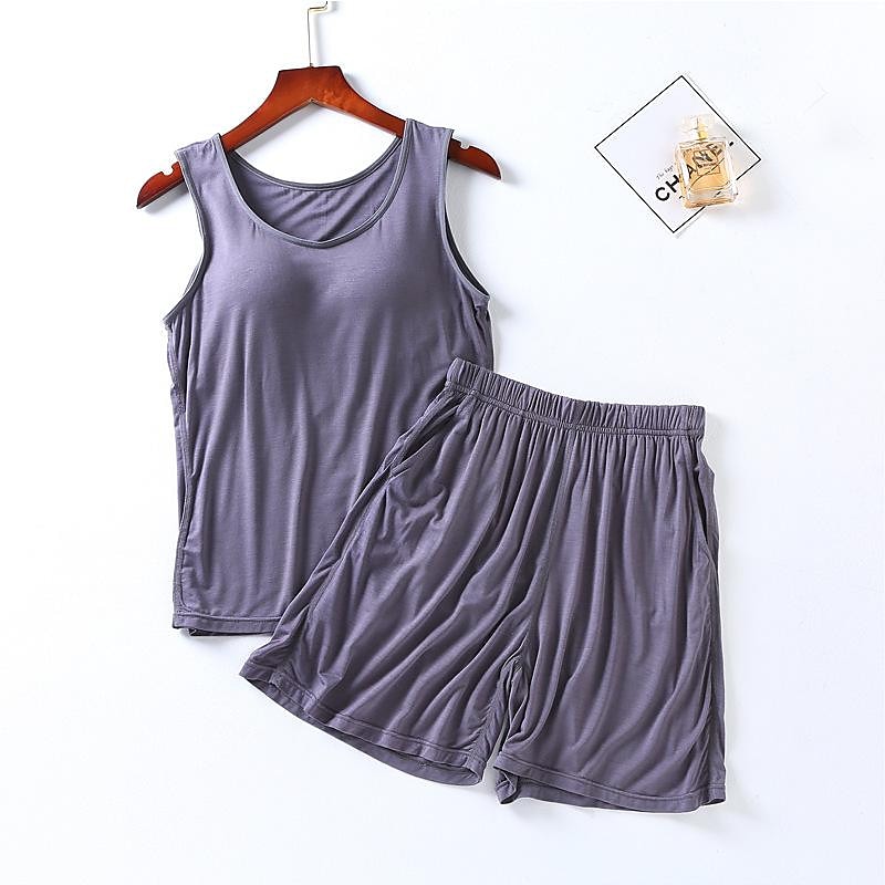 Women's Sports Suit With Built-In Bra