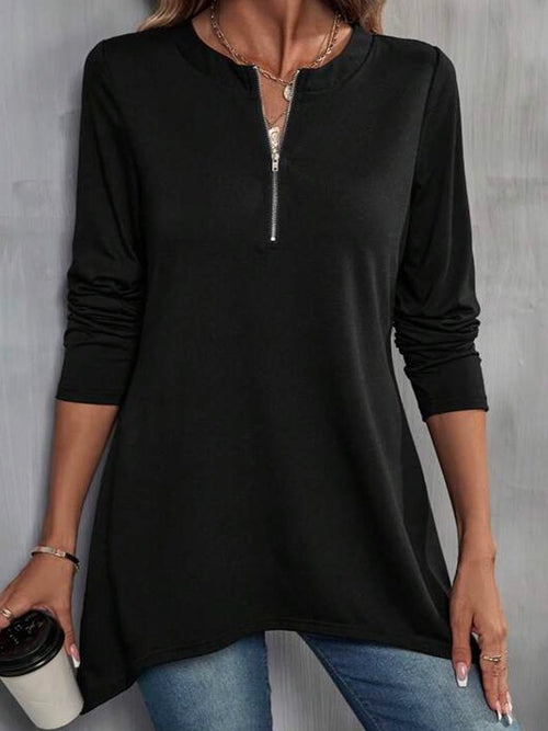 Crew Neck Plain Casual T-Shirt