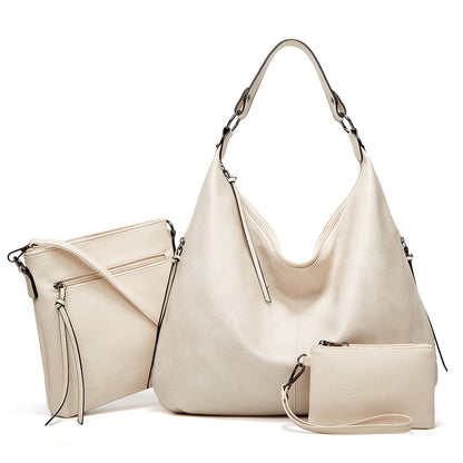 2023 New Women's Three-in-one Leather Bag