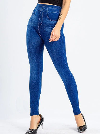 Daily High Waist Washed Stretchy Leggings