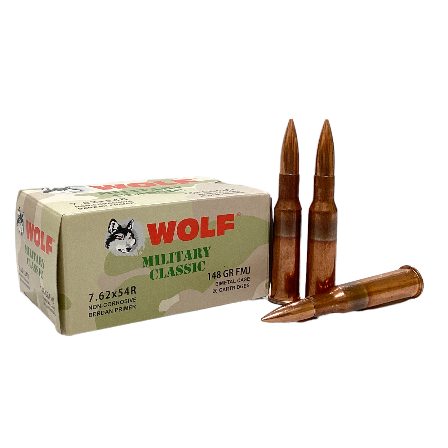 Wolf 7.62x 54R Classic Militaire