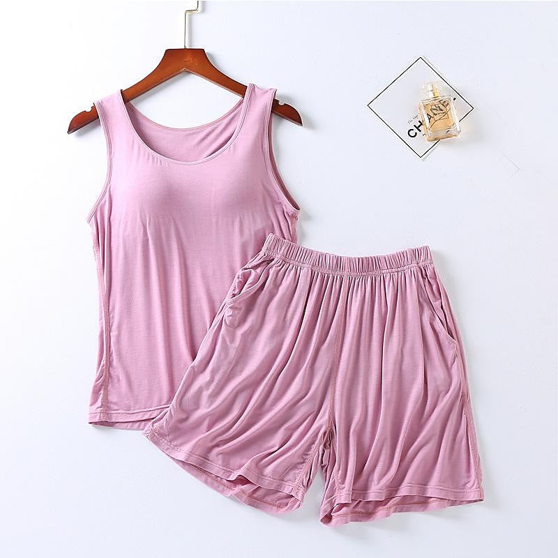 Women's Sports Suit With Built-In Bra
