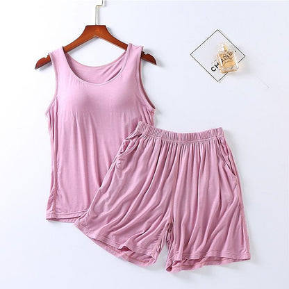 Women's Sports Suit With Built-In Bra