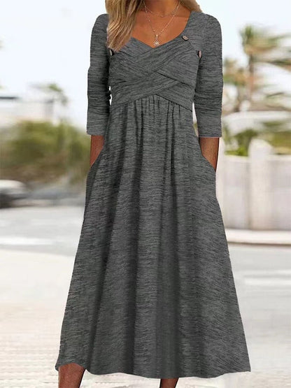 Women'S Casual Waist Dress