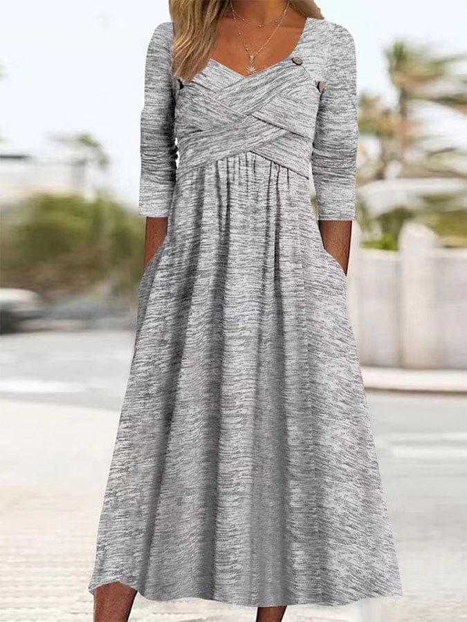 Women'S Casual Waist Dress