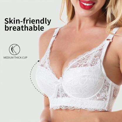Plus Size Sexy Crop Top Push-up Bras 48D