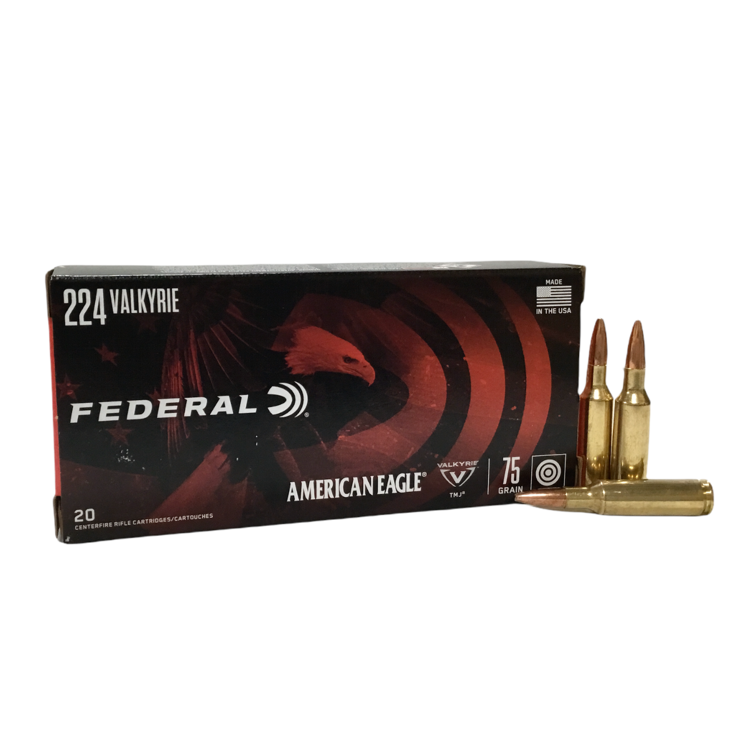 Federal 224 Valkyrie 75 grains TMJ