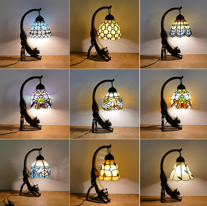 Vintage Style Stained Glass Cat Table Lamp(48% OFF )