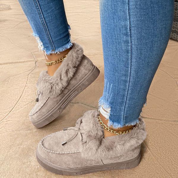 Meikoshoes Casual Fashion Flat Boots