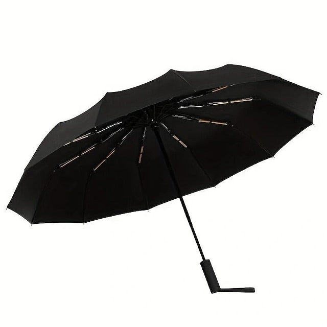 Automatic Folding Large High-quality Umbrella Rainproof And Windproof Strong Umbrella Family Entertainment Outdoor Rainproof And Sunscreen Dual-use Parasol