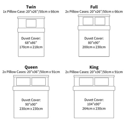 [Arrow Down]100% Cotton Sheets - Soft & Breathable Sheet Set - 4 Pieces