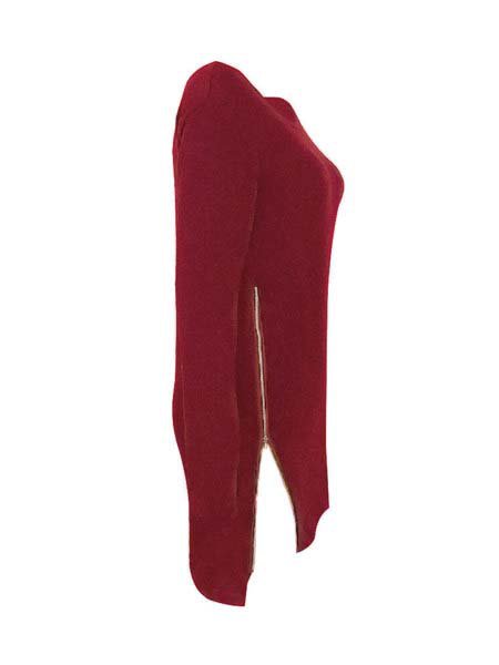 Women Fluffy Zipper Long Sleeve Casual Plus Size Sweater Dress
