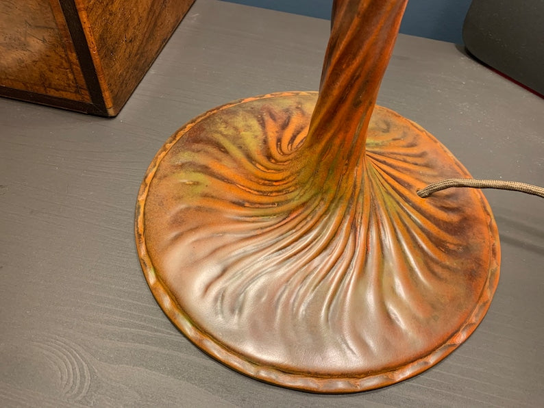 Stained Glass Table Lamp, Laburnum  Stained Glass Shade, Lamp, Lampshade, Lamp Desk, Table Lamp, Bedside Lamp, Stained Glass