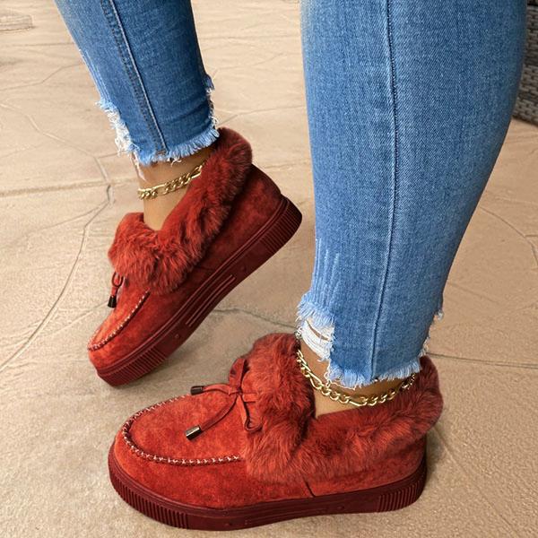 Meikoshoes Casual Fashion Flat Boots