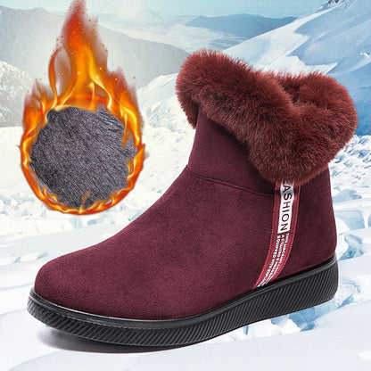 Fleece Warm Non Slip Cloth Short Snow Boots