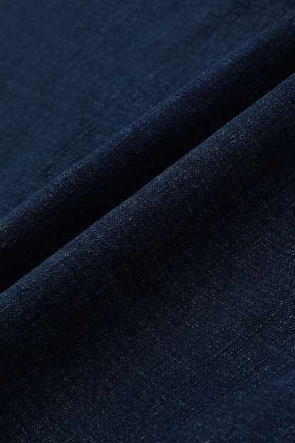Denim Casual Loose Plain Jeans