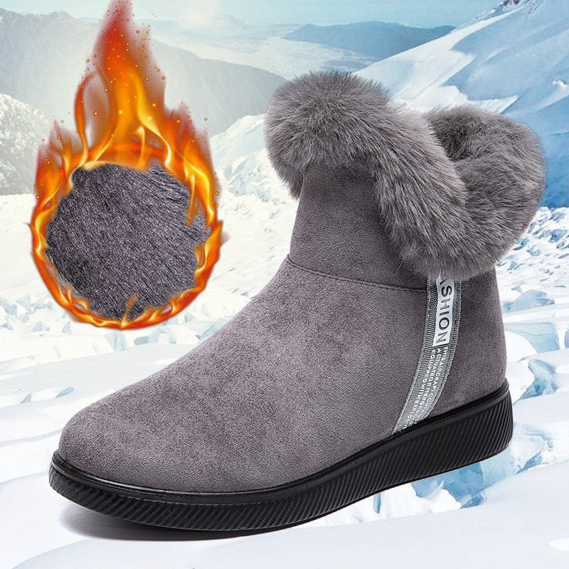 Fleece Warm Non Slip Cloth Short Snow Boots