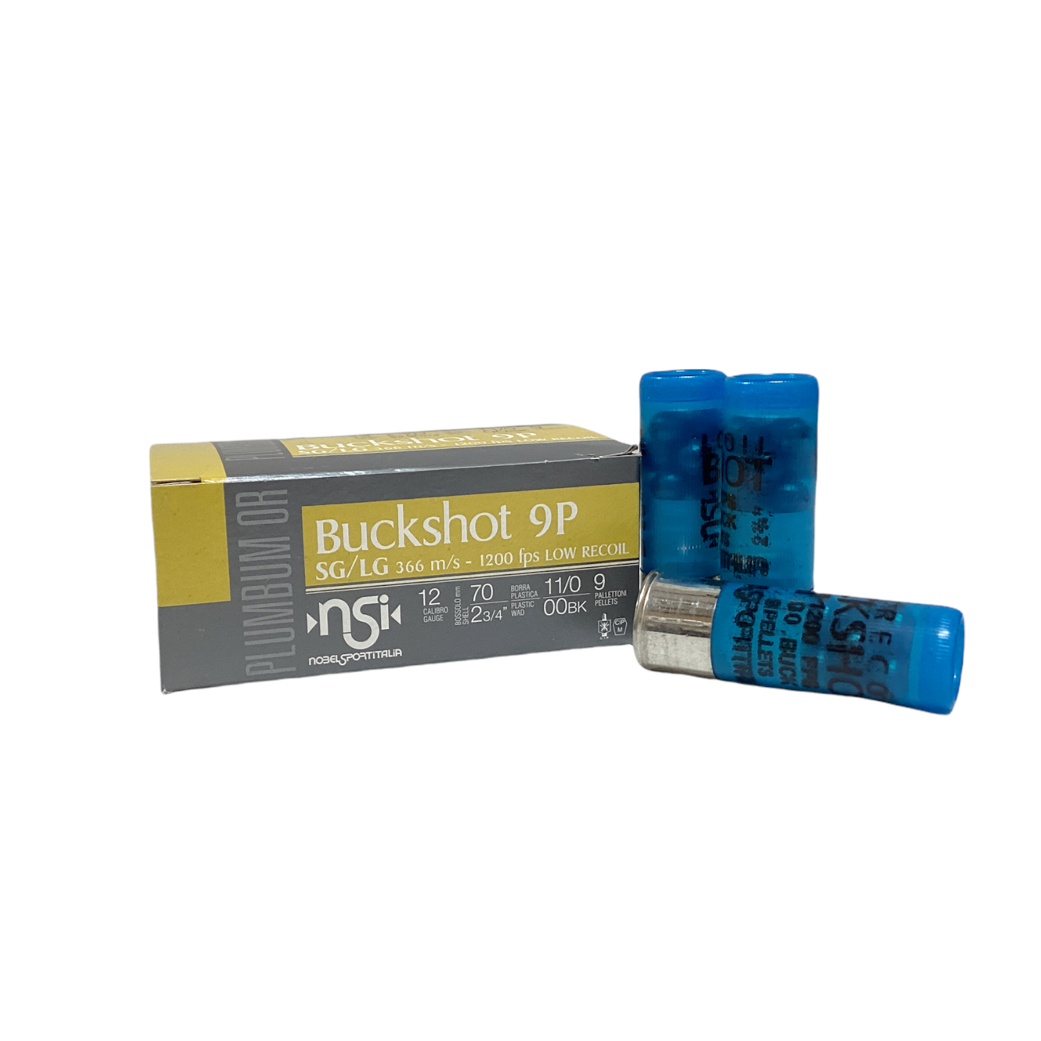 NobelSport 12 Gauge 00 Buck Low Recoil