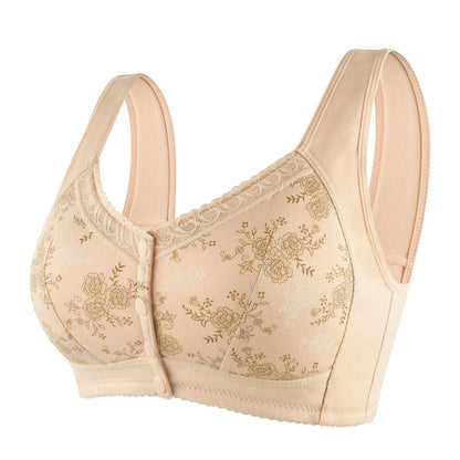 🔥Buy 1 Get 3(3packs)🔥 Mama Cotton Front Closure Bra-FREE SHIPPING