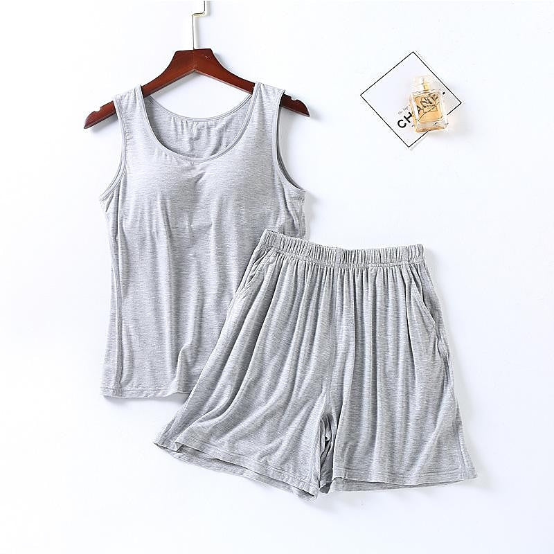 Women's Sports Suit With Built-In Bra